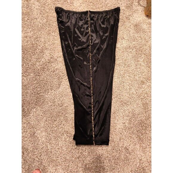 Anthony Richards Velour Stretch Black Leopard Print Pants and Full Zip jacket 5x - Picture 7 of 8